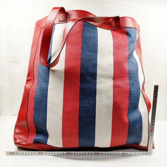 Gucci Tote Bag Red Canvas mon-875-091325 - Picture 2 of 16